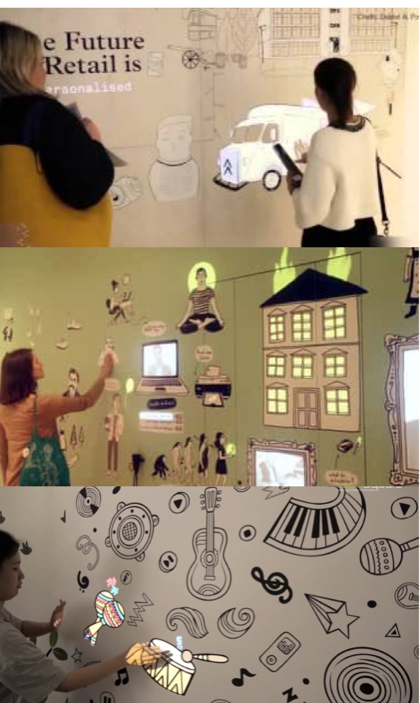 Interactive Wall Projection Mapping